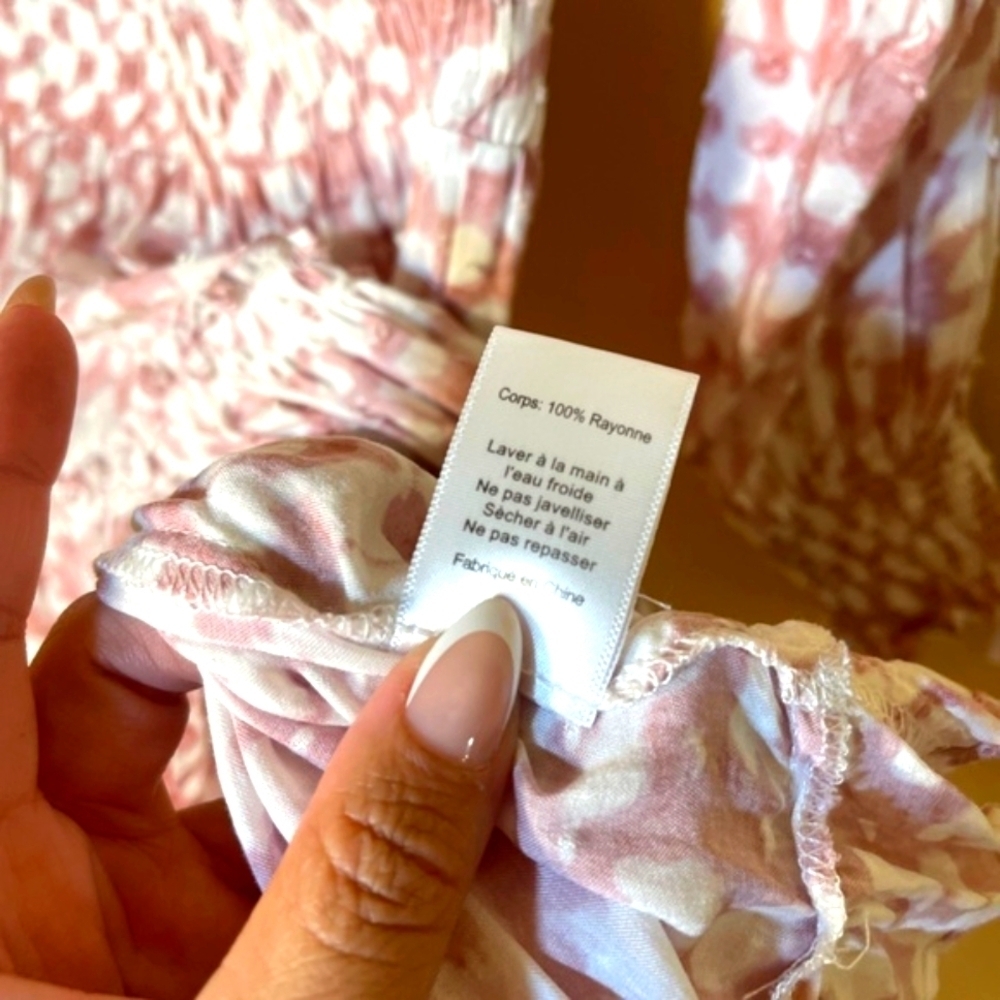 Skylar + Madison Pink and White Mini Dress - Picture 7 of 11